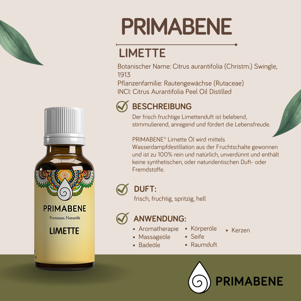 Bild von Limette, 100% rein ätherisches Öl